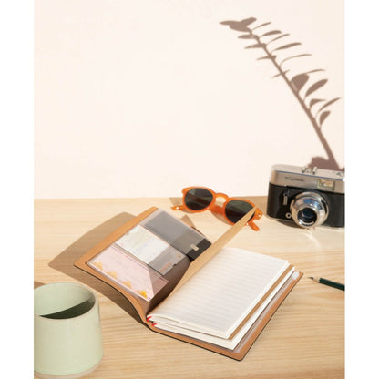 Taccuino "Wanderlust" Diario Personale da Viaggio 2 Quaderni Sostituibili: Bullet Journal Puntinato e a Righe 160 pag