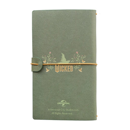 Taccuino Wicked "Elphaba" Diario Personale da Viaggio 2 Quaderni Sostituibili: Bullet Journal Puntinato e a Righe 160 pag