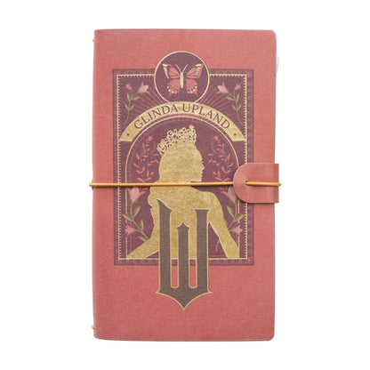 Taccuino Wicked "Glinda" Diario Personale da Viaggio 2 Quaderni Sostituibili: Bullet Journal Puntinato e a Righe 160 pag