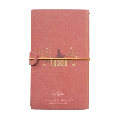 Taccuino Wicked "Glinda" Diario Personale da Viaggio 2 Quaderni Sostituibili: Bullet Journal Puntinato e a Righe 160 pag
