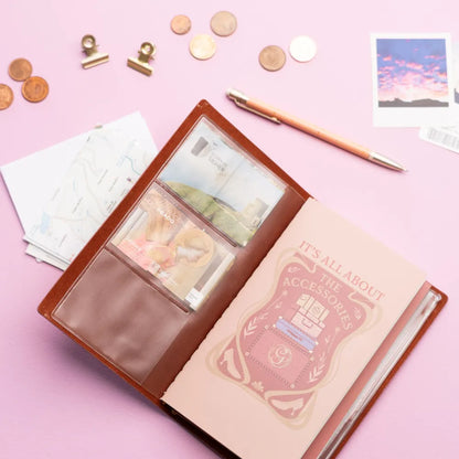 Taccuino Wicked "Glinda" Diario Personale da Viaggio 2 Quaderni Sostituibili: Bullet Journal Puntinato e a Righe 160 pag