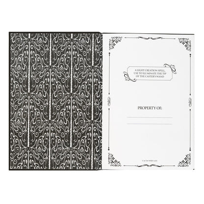 Harry Potter (LUMOS MAXIMA) Taccuino con Luce A5 e Penna - Quaderno Appunti Pagine Bianche con Penna Proiettore a Forma di Bacchetta Magica a Pile, Copertina Rigida, Tasca Espandibile e Segnalibro | Diario Personale (192 Pagine) - Idea Regalo Gadget TV