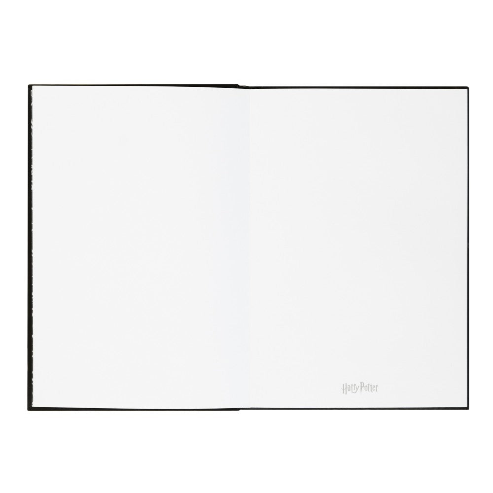 Harry Potter (LUMOS MAXIMA) Taccuino con Luce A5 e Penna - Quaderno Appunti Pagine Bianche con Penna Proiettore a Forma di Bacchetta Magica a Pile, Copertina Rigida, Tasca Espandibile e Segnalibro | Diario Personale (192 Pagine) - Idea Regalo Gadget TV