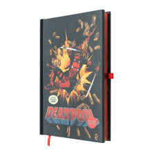 Marvel (Deadpool) Taccuino con Luce A5 - Quaderno Appunti con copertina che si illumina, Copertina Rigida, Pagine Bianche, Tasca Espandibile e Segnalibro | Diario Personale (192 Pagine) - Idea Regalo Gadget TV