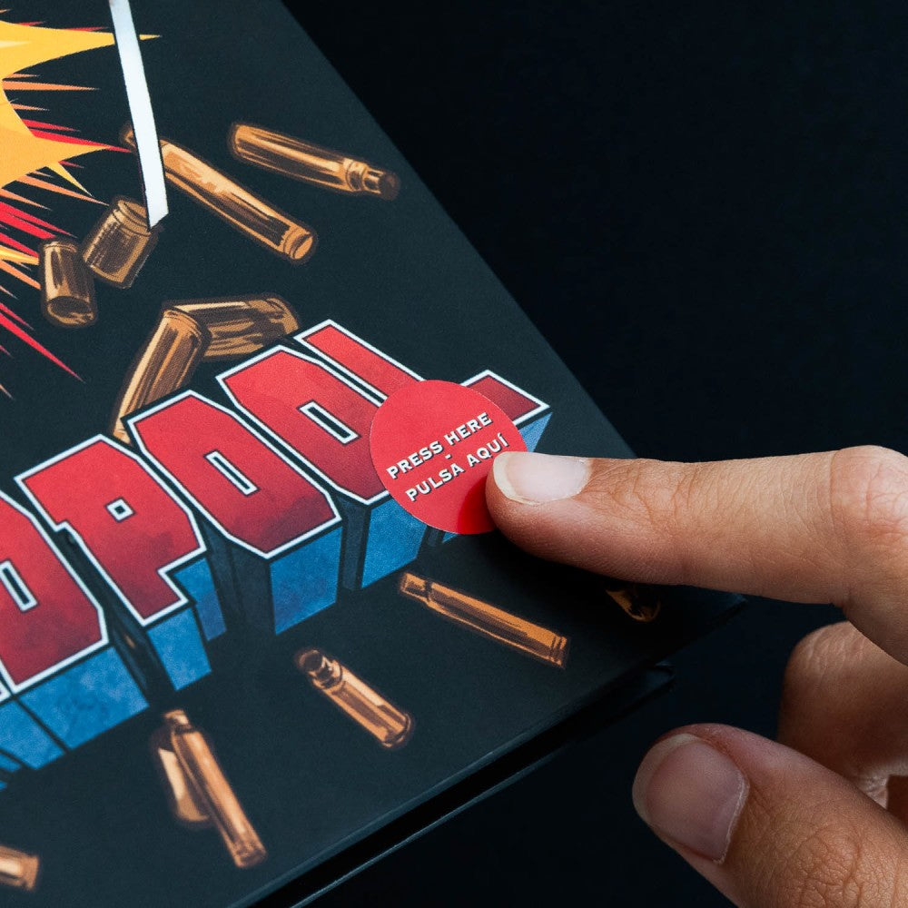 Marvel (Deadpool) Taccuino con Luce A5 - Quaderno Appunti con copertina che si illumina, Copertina Rigida, Pagine Bianche, Tasca Espandibile e Segnalibro | Diario Personale (192 Pagine) - Idea Regalo Gadget TV