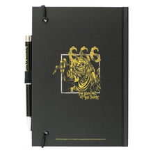 Iron Maiden - Taccuino A5 e Penna - Quaderno Appunti Pagine Bianche con Penna Proiettore a Pile, Copertina Rigida, Tasca Espandibile e Segnalibro | Diario Personale (192 Pagine) - Idea Regalo Gadget