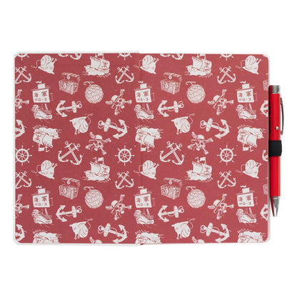One Piece (NETFLIX) Taccuino A5 e Penna - Quaderno Appunti Pagine Bianche con Penna Proiettore a Pile, Copertina Rigida, Tasca Espandibile e Segnalibro | Diario Personale (192 Pagine) - Idea Regalo Gadget Monkey D. Luffy