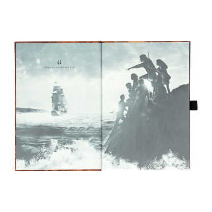 The Goonies - Taccuino A5 e Penna - Quaderno Appunti Pagine Bianche con Penna Proiettore a Pile, Copertina Rigida, Tasca Espandibile e Segnalibro | Diario Personale (192 Pagine) - Idea Regalo Gadget Tv Horror