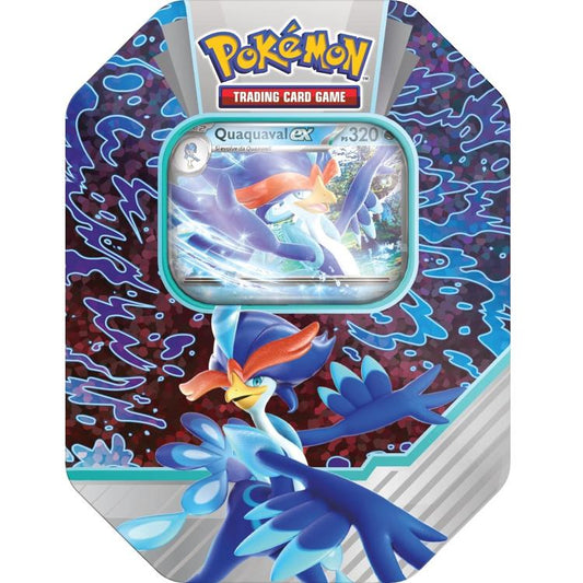 Pokemon Tin: Compagni D'Avventura Di Paldea Espansione Partner (Quaquaval-Ex)
