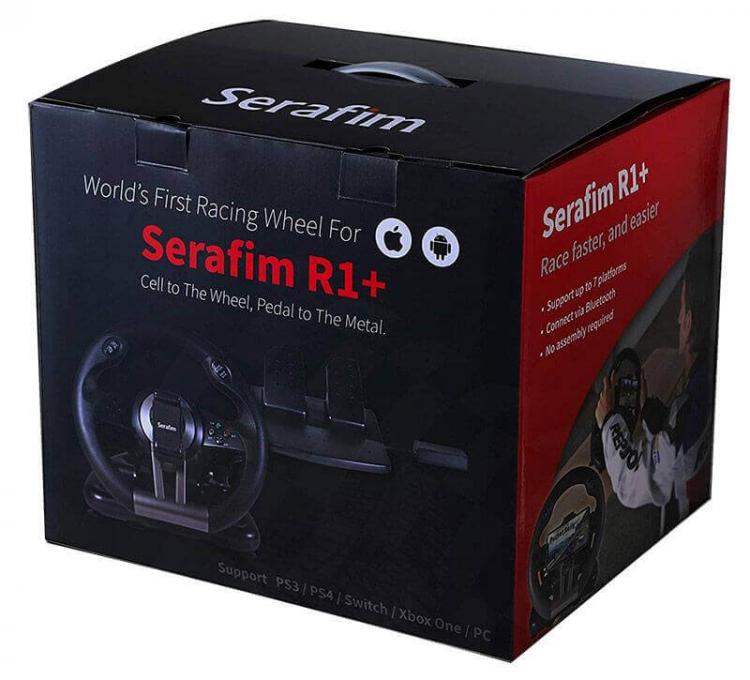 Serafim Volante Racing Wheel R1+ Gioco Guida Ps4 Xbox One Switch Pc Ios Android