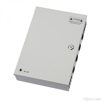 Rack Box Alimentatore Stabilizzato 18 Uscite Canali Centralina Telecamera Cctv