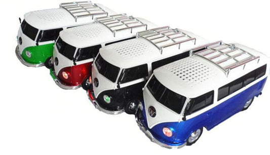 CASSA PORTATILE SD USB BLUETOOTH MP3 SPEAKER ALTOPARLANTE FORMA DI PULMINO - LED