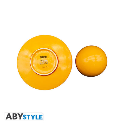 ABYstyle - Ciotola Ramen ONE PIECE - Strawhat (Cappello di paglia) - Ramen Bowl 270 ml - (Set Ciotola E Piatto) Cucina Giapponese - Cardboard box