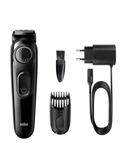 Braun Beard Trimmer 3 Rasoio Elettrico Ricaricabile Tagliacapelli Regolabarba