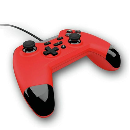 Gioteck Wx4 Premium Wired Controller Nintendo Switch/Ps3/Pc Joystick Cablato Red