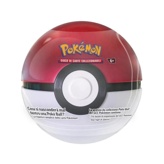 Pokemon Poké Ball Tin (Settembre 2023) Tgc Pokeball Gcc Gioco Carte Ita 1 Random