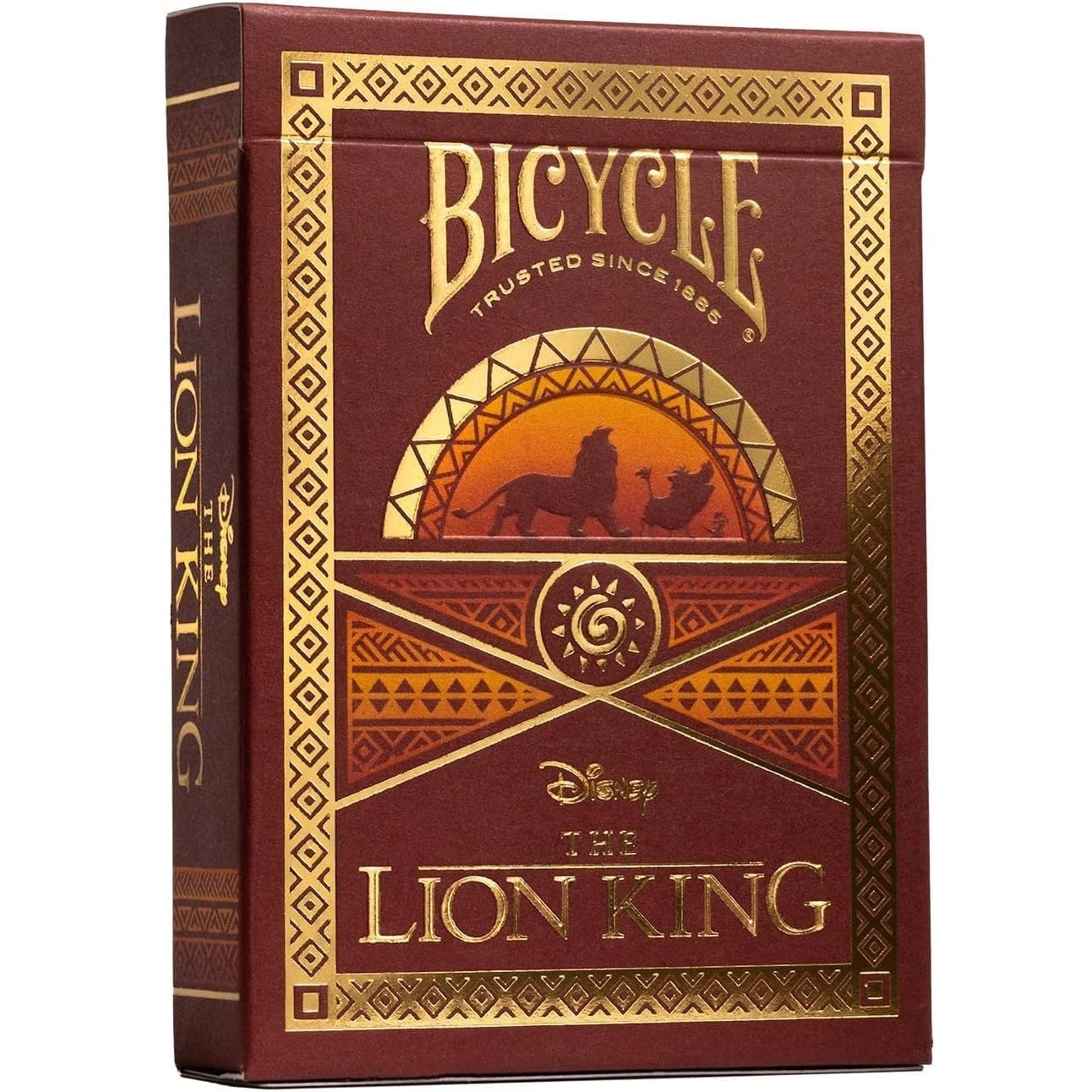 Bicycle - Disney (The Lion King) Playing Cards - Mazzo di Carte da Collezione, Poker, Magia e Cardistry basato sul famoso film di Animzione Disney (Il Re Leone)
