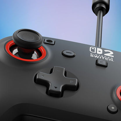 Turtle Beach - Rematch -(Nero) - Controller Wired Gaming Cablato per Nintendo Switch 2, Funziona anche con Nintendo Switch/Oled
