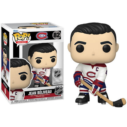 Funko Pop ! Hockey Nhl Legends Montreal Canadiens - (82) Jean Belivau Figure 9Cm