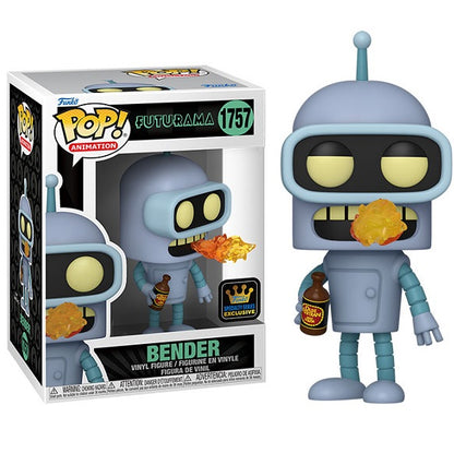 Funko Pop ! Animation Futurama (1757) Bender  Vinyl Figure Special Edition 9Cm
