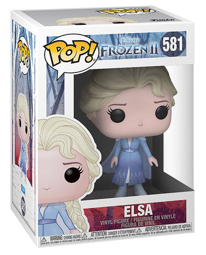 Funko Pop ! Disney Frozen Ii - (581) Elsa Vinyl Figure Frozen 2 Movie (Anna) 9Cm