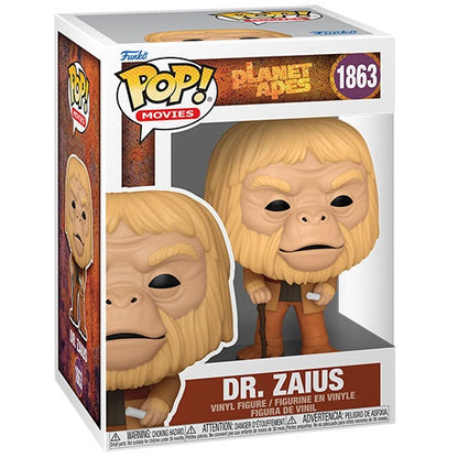 Funko Pop ! Movies Planet Apes (1863) Dr. Zaius Pianeta Delle Scimmie Figure 9Cm