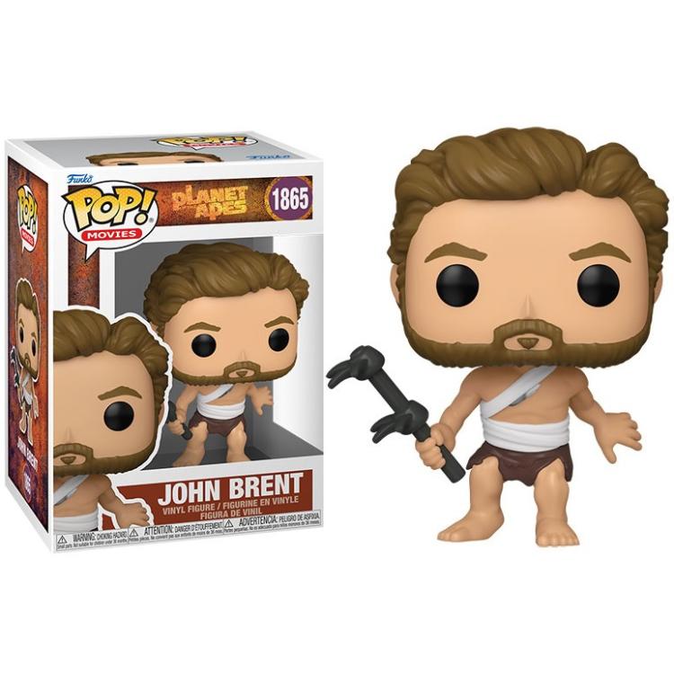 Funko Pop ! Planet Apes (1865) John Brent - Pianeta Delle Scimmie Figure 9Cm