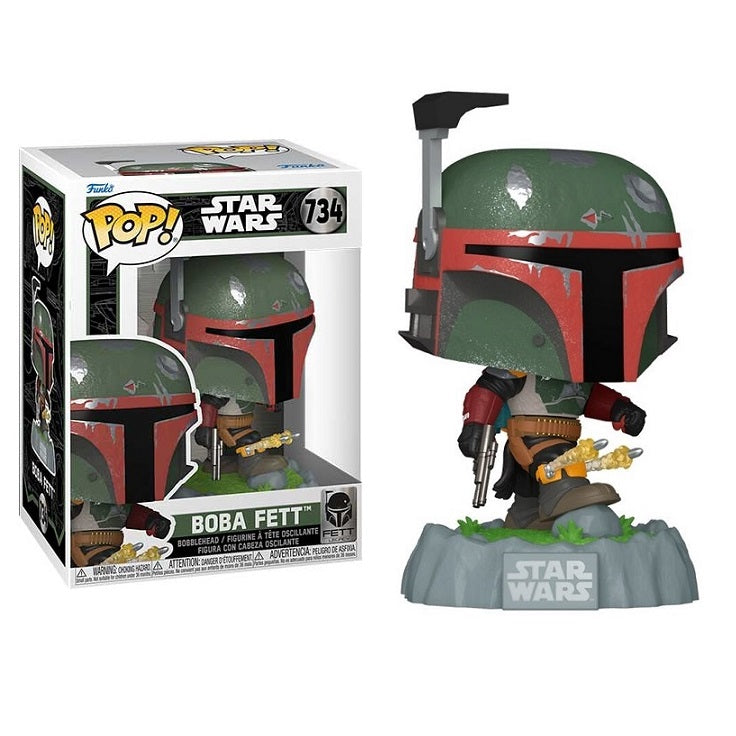 Funko Pop ! Star Wars Legacy - Boba Fett (734) Boba Fett With Rockets Figure 9Cm
