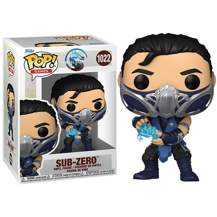 Funko Pop ! Games - Mortal Kombat 1 (1022) Sub-Zero Vinyl Figure 9Cm Statuetta