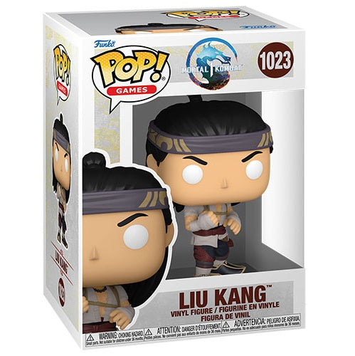 Funko Pop ! Games - Mortal Kombat 1 (1023) Liu Kang (God Of Fire) Figure Mk1 9Cm