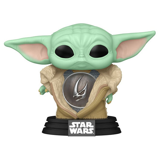 Funko Pop ! Star Wars (712) Din Grogu - With Armor Vinyl Figure 9Cm Statuetta