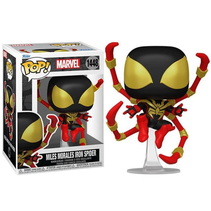 Funko Pop! Marvel (1448) Miles Morales Iron Spider Figure Spider-Man Comics 9Cm