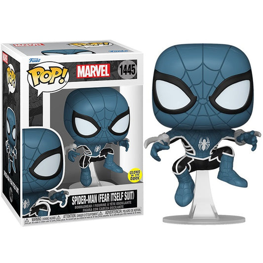 Funko Pop ! Marvel (1445) Spider-Man (Fear Itself Suit) Gitd Comics Figure 9Cm