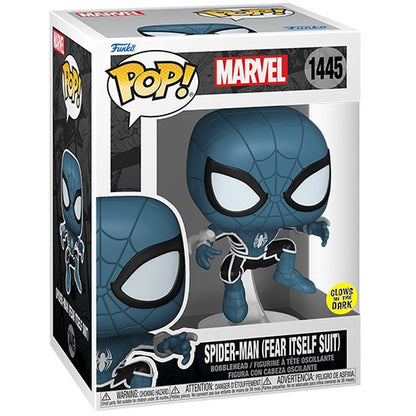Funko Pop ! Marvel (1445) Spider-Man (Fear Itself Suit) Gitd Comics Figure 9Cm