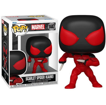 Funko Pop ! Marvel (1447) Scarlet Spider (Kaine) Spider-Man Comics Figure 9Cm