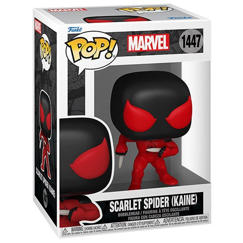 Funko Pop ! Marvel (1447) Scarlet Spider (Kaine) Spider-Man Comics Figure 9Cm