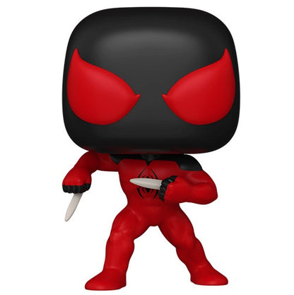 Funko Pop ! Marvel (1447) Scarlet Spider (Kaine) Spider-Man Comics Figure 9Cm