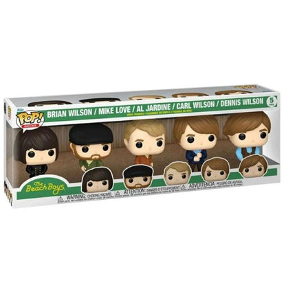 Funko Pop ! Rocks The Beach Boys 5 Pack - Collezione Completa Rock Band Music