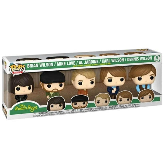 Funko Pop ! Rocks The Beach Boys 5 Pack - Collezione Completa Rock Band Music