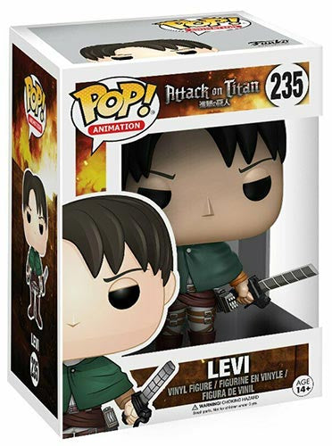 Funko Pop ! Animation Attack On Titan - Levi (235) Vinyl Figure 9Cm Anime A.O.T.