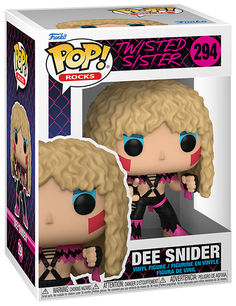 Funko Pop ! Rocks Twisted Sisters - (294) Dee Snider Rock Vinyl Figure 9Cm