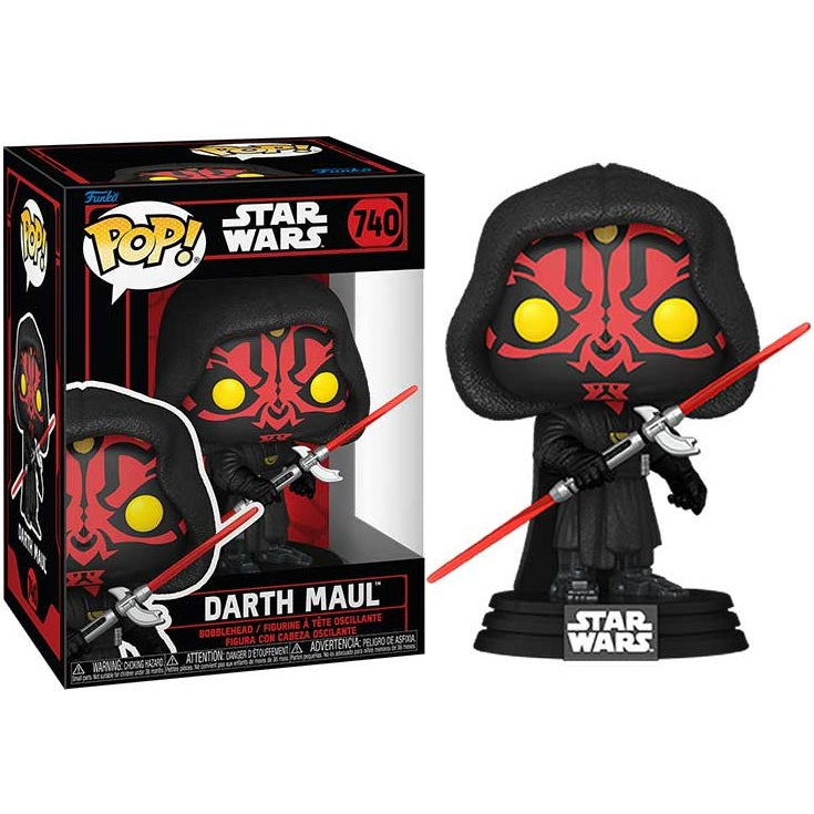 Funko Pop ! Star Wars (740) Darth Maul Darkside Vinyl Figure 9Cm Statuetta Film