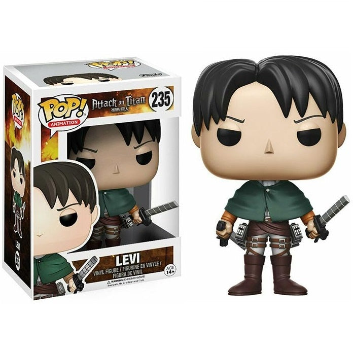 Funko Pop ! Animation Attack On Titan - Levi (235) Vinyl Figure 9Cm Anime A.O.T.