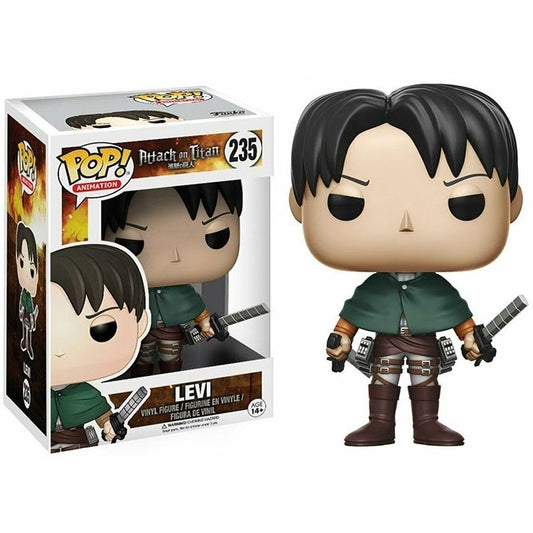 Funko Pop ! Animation Attack On Titan - Levi (235) Vinyl Figure 9Cm Anime A.O.T.