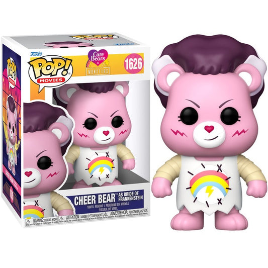 Funko Pop ! Care Bears Monsters (1626) Cheer Bear As Bride Of Frankenstein 9Cm