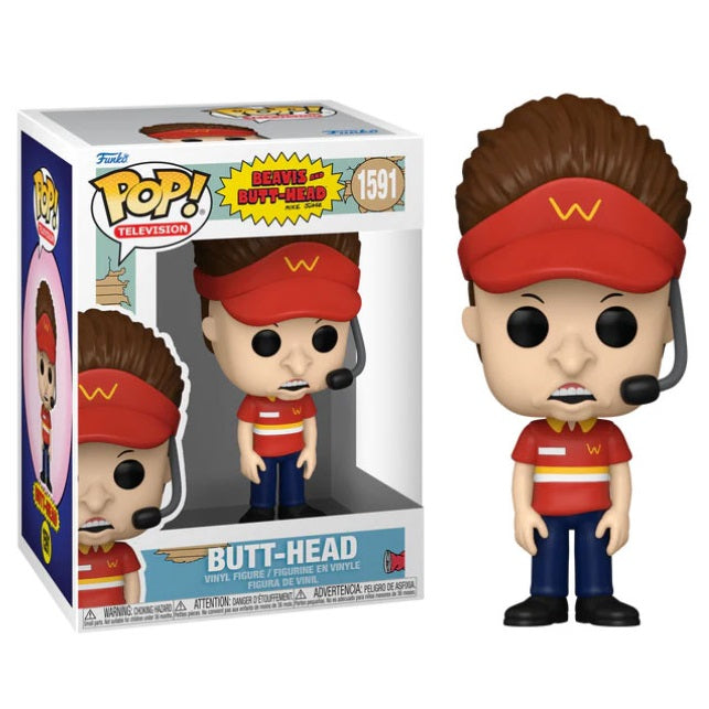 Funko Pop ! Tv Beavis & Butt-Head S2- (1591) Butthead Figure Vinyl Fastfood 9Cm