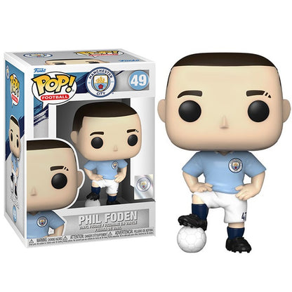 Funko Pop ! Football Manchester City -  (49) Phil Foden Figure Vinyl England 9Cm