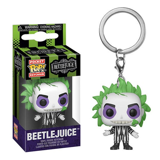 Funko Key ! Beetlejuice Figure Pop Keychain Portachiavi 5Cm Horror Vinyl