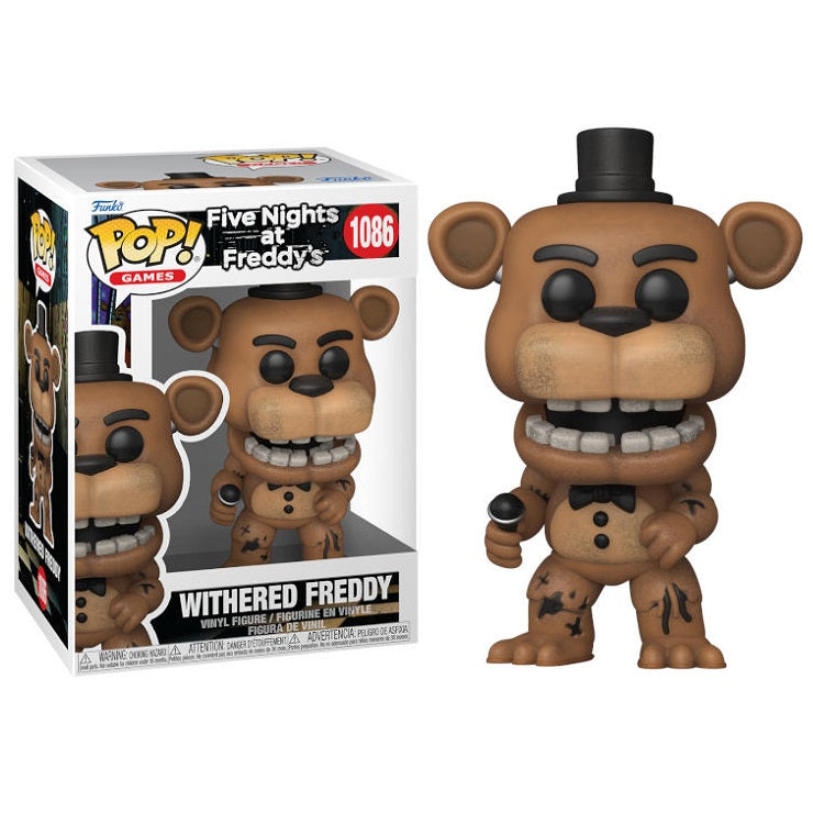Funko Pop ! Games Fnaf - (1086) Withered Freddy Figure Vinyl 9Cm