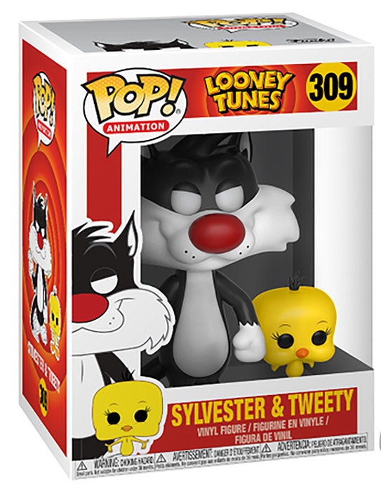 Funko Pop ! Animation Looney Tunes - (309) Sylvester & Tweety Titti E Silvestro